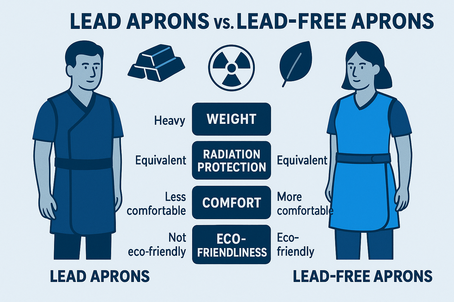 Lead Aprons vs. Lead-Free Aprons: Which Radiation Shield is Right for You?